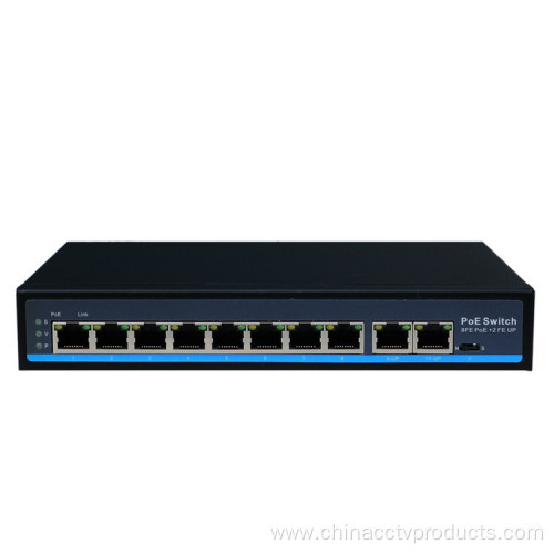 250M 120W poe switch for CCTV Camera